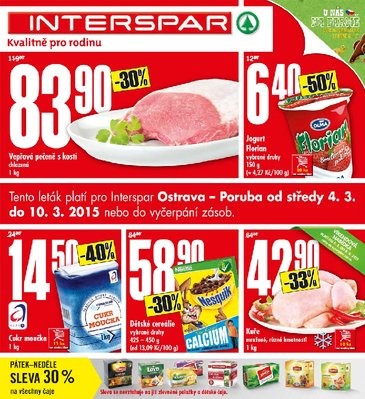 leták Interspar Akční nabídka od 4.3.2015 strana 1 leták Interspar Akční nabídka od 4.3.2015 strana 1
