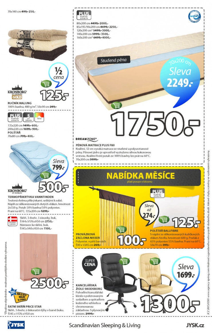 leták Jysk Nabídka týdne od 5.3.2015 strana 1 leták Jysk Nabídka týdne od 5.3.2015 strana 1