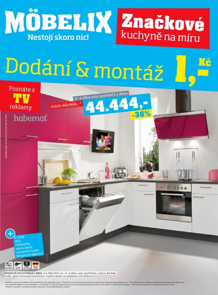 leták Mobelix Aktuální prospekt od 9.3.2015 strana 1 leták Mobelix Aktuální prospekt od 9.3.2015 strana 1