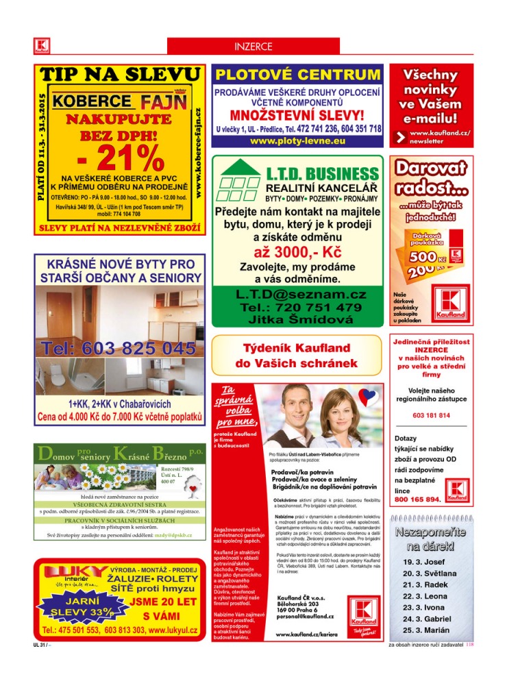 leták Kaufland Aktuální nabídka od 19.3.2015 strana 1 leták Kaufland Aktuální nabídka od 19.3.2015 strana 1