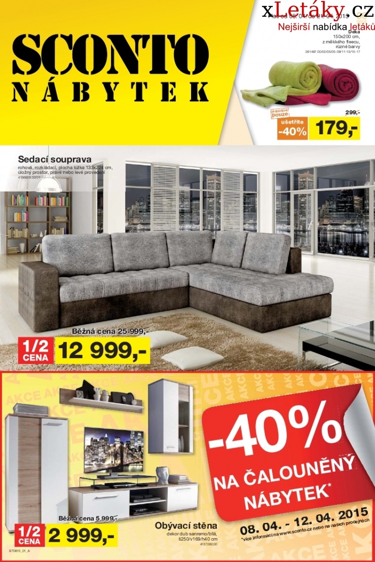 leták Sconto nábytek leták strana 1 leták Sconto nábytek leták strana 1