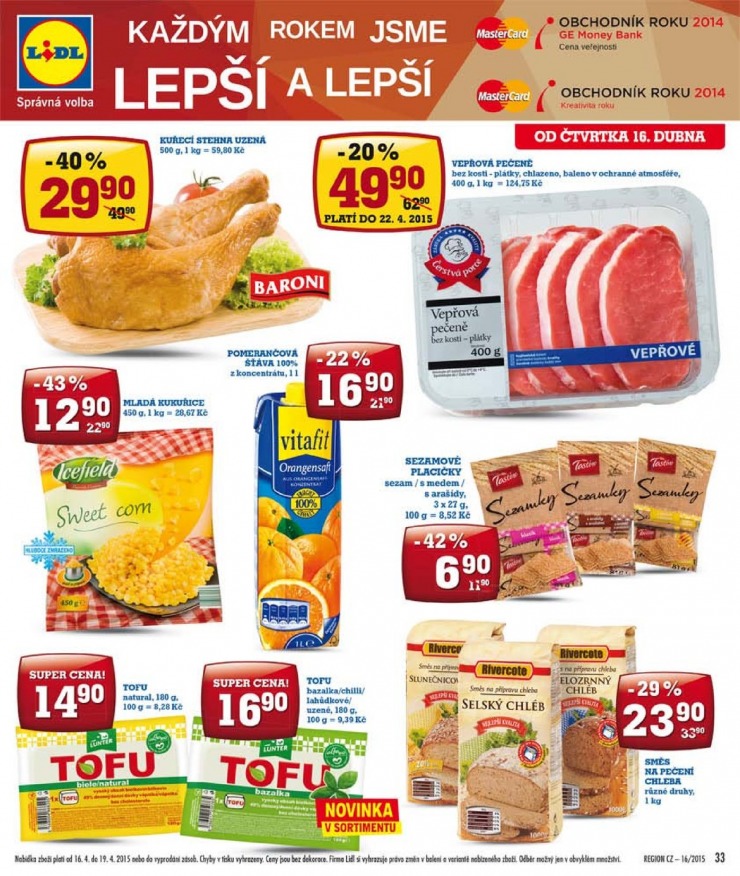 leták Lidl Akční nabídka od 13.4.2015 strana 1 leták Lidl Akční nabídka od 13.4.2015 strana 1