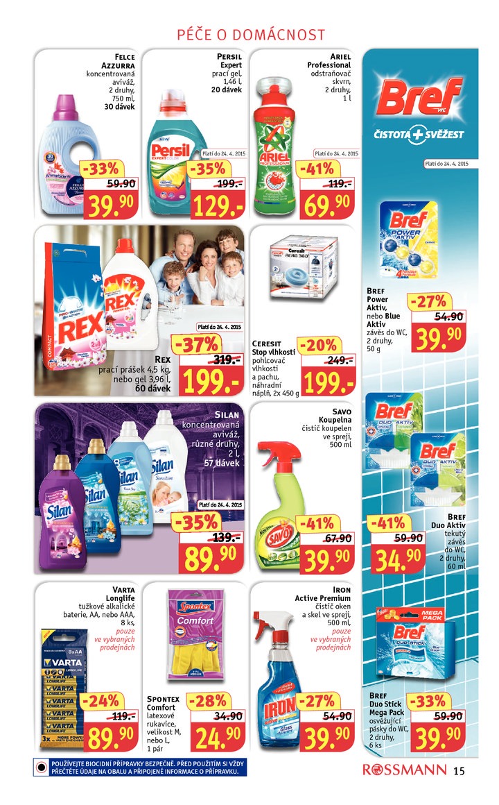 leták Rossmann Leták od 13.4.2015 strana 1 leták Rossmann Leták od 13.4.2015 strana 1