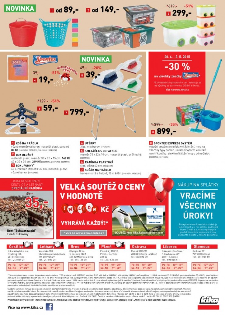 leták Kika Aktuální leták od 20.4.2015 strana 1 leták Kika Aktuální leták od 20.4.2015 strana 1