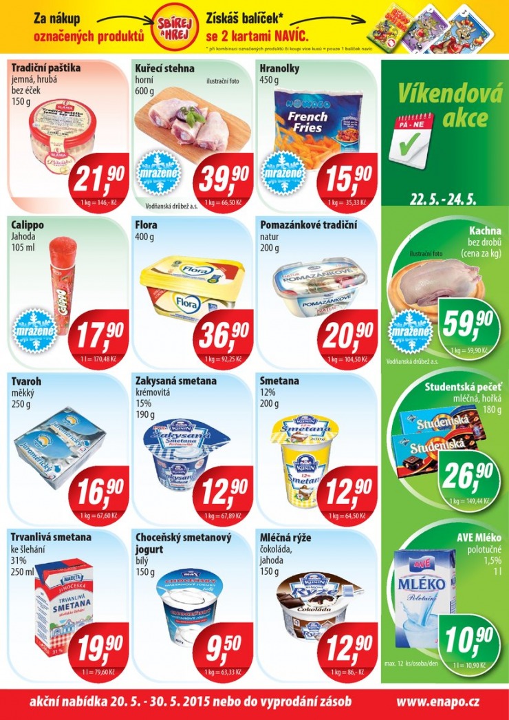 leták Enapo Akční leták od 20.5.2015 strana 1 leták Enapo Akční leták od 20.5.2015 strana 1