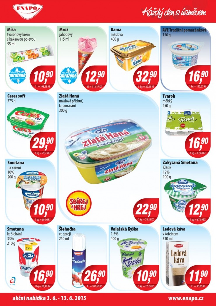 leták Enapo Akční leták od 3.6.2015 strana 1 leták Enapo Akční leták od 3.6.2015 strana 1