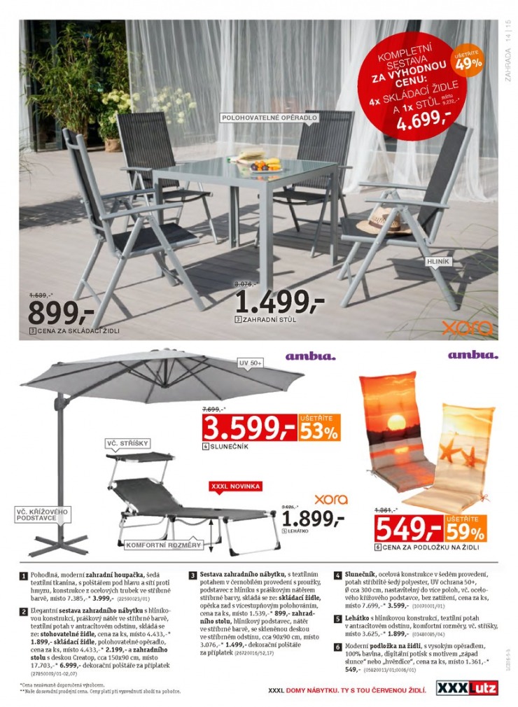 leták XXXLutz Jubileum od 15. 6. 2015 strana 1 leták XXXLutz Jubileum od 15. 6. 2015 strana 1