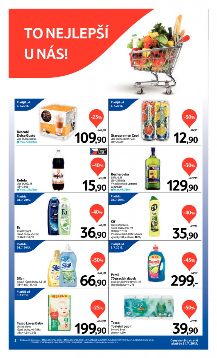 leták Tesco supermarkety od 15.7.2015 strana 1 leták Tesco supermarkety od 15.7.2015 strana 1