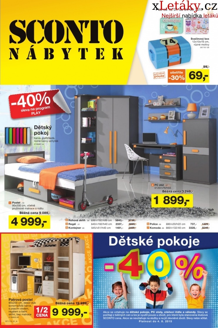 leták Sconto nábytek leták strana 1 leták Sconto nábytek leták strana 1