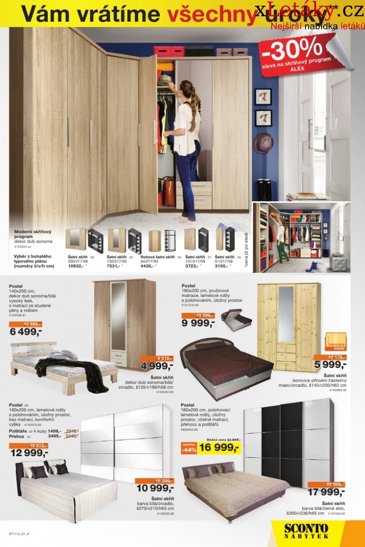 leták Sconto nábytek leták strana 1 leták Sconto nábytek leták strana 1