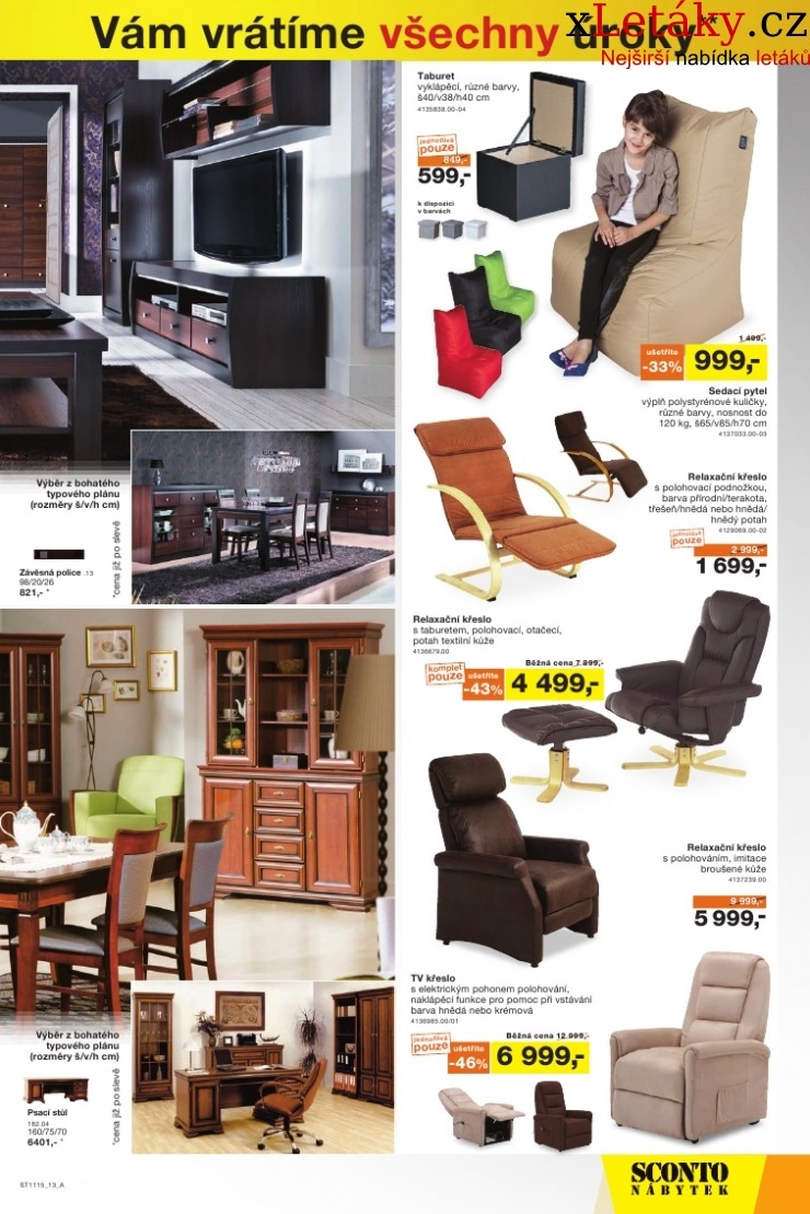 leták Sconto nábytek leták strana 1 leták Sconto nábytek leták strana 1