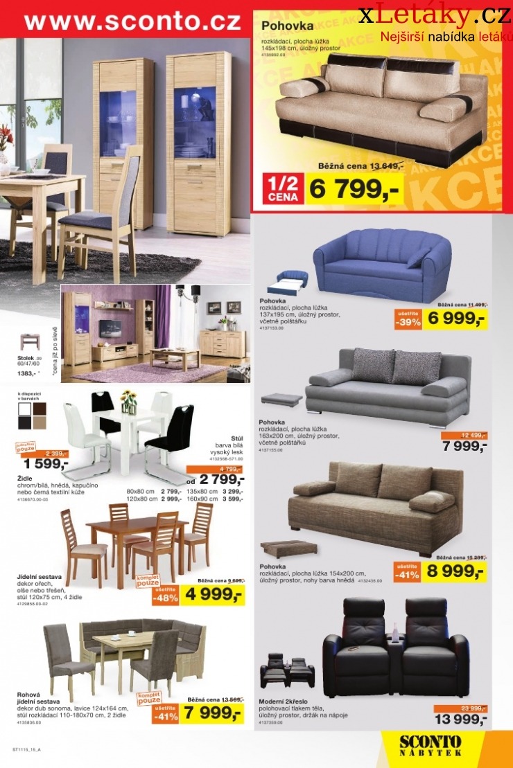 leták Sconto nábytek leták strana 1 leták Sconto nábytek leták strana 1