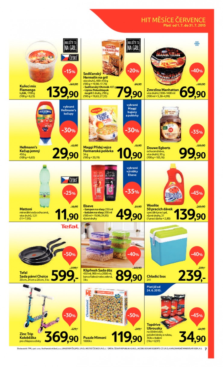 leták Tesco velké hypermarkety od 22.7.2015 strana 1 leták Tesco velké hypermarkety od 22.7.2015 strana 1