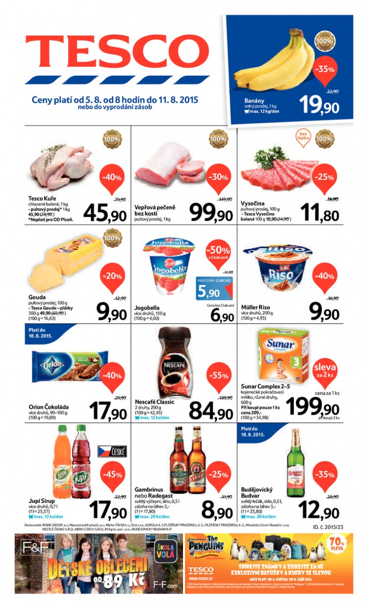 leták Tesco OD od 5.8.2015 strana 1 leták Tesco OD od 5.8.2015 strana 1