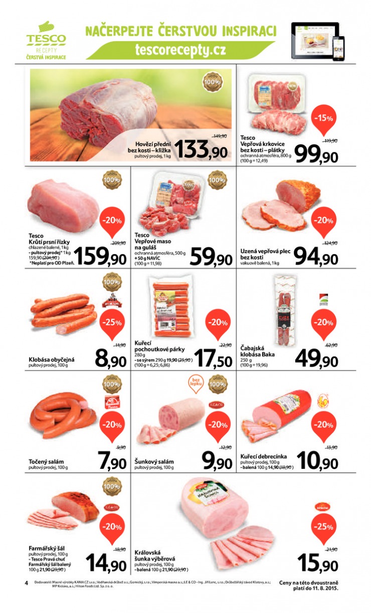 leták Tesco OD od 5.8.2015 strana 1 leták Tesco OD od 5.8.2015 strana 1