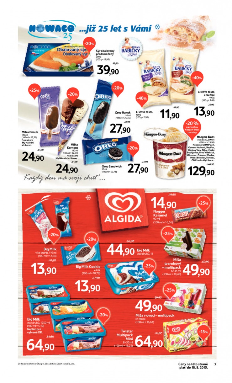 leták Tesco OD od 5.8.2015 strana 1 leták Tesco OD od 5.8.2015 strana 1