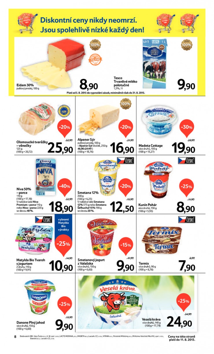 leták Tesco OD od 5.8.2015 strana 1 leták Tesco OD od 5.8.2015 strana 1