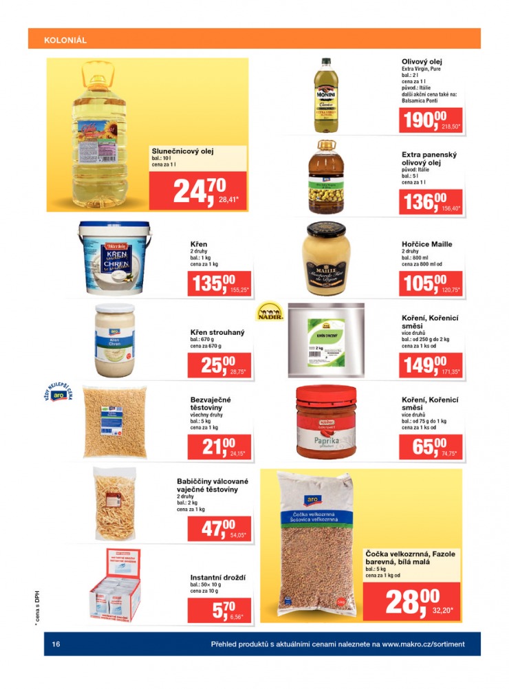leták Makro Gastronomie trvanlivé zboží od 12.8.2015 strana 1 leták Makro Gastronomie trvanlivé zboží od 12.8.2015 strana 1