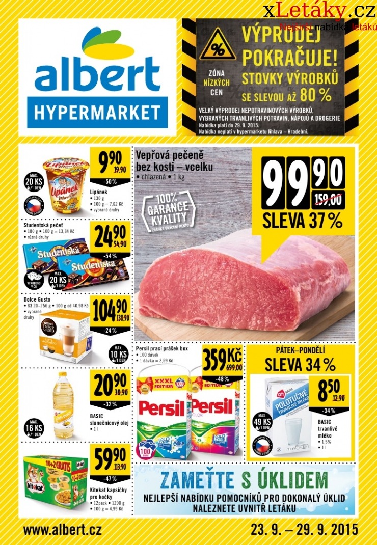 leták Albert Hypermarket leták strana 1 leták Albert Hypermarket leták strana 1
