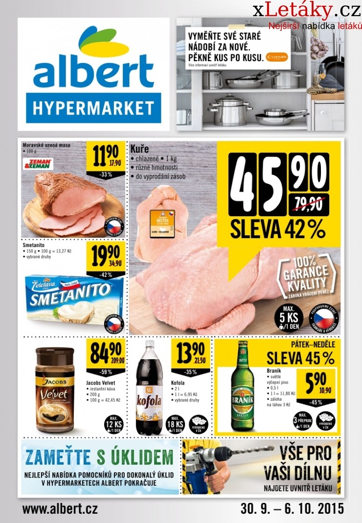 leták Albert Hypermarket leták strana 1 leták Albert Hypermarket leták strana 1