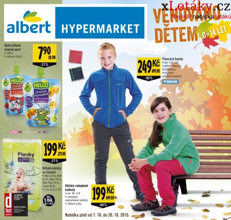 leták Albert Hypermarket - Katalog Baby leták strana 1 leták Albert Hypermarket - Katalog Baby leták strana 1
