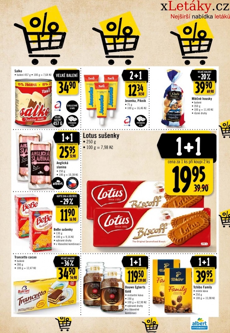 leták Albert Hypermarket leták strana 1 leták Albert Hypermarket leták strana 1