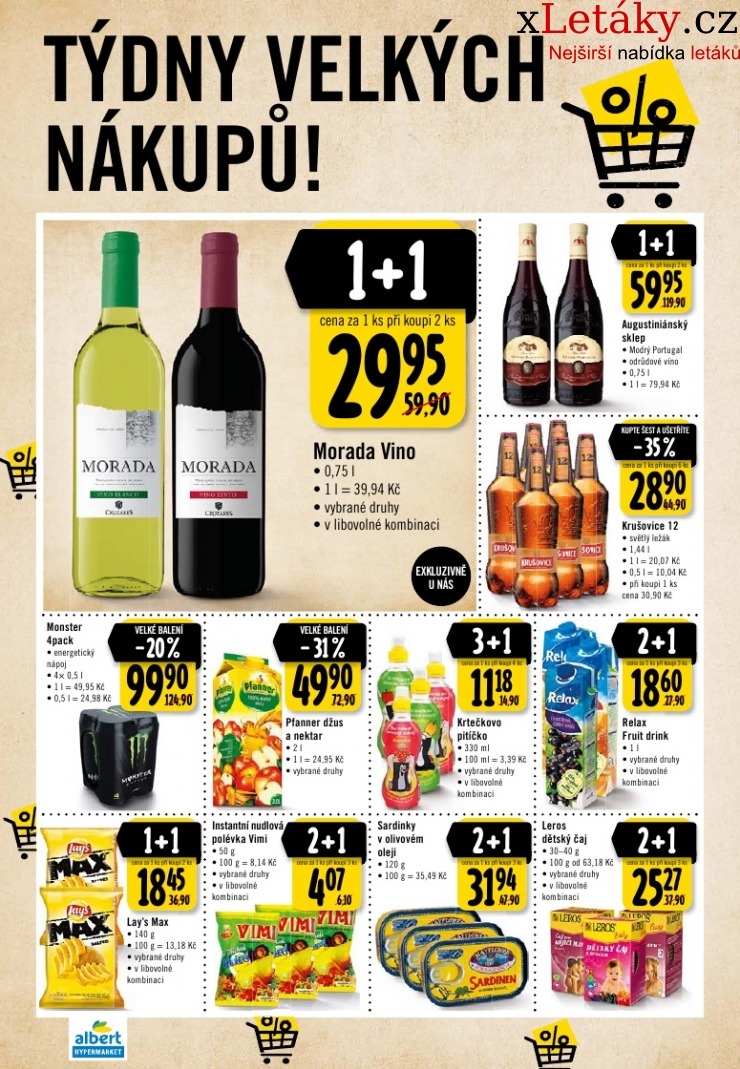 leták Albert Hypermarket leták strana 1 leták Albert Hypermarket leták strana 1