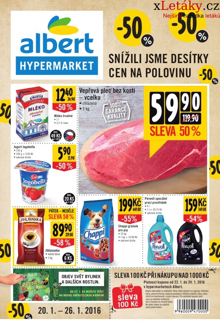 leták Albert Hypermarket leták strana 1 leták Albert Hypermarket leták strana 1